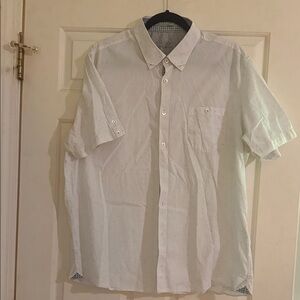 Ted Baker White Casual Button Down Shirt